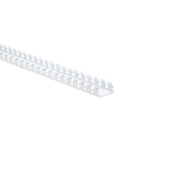HellermannTyton 181-21007 | Slotted Wall Wiring Duct, 2" X 1", Non-Adhesive, Pvc, White, 120Ft/Carton