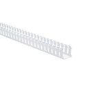 HellermannTyton 181-22028 | Slotted Wall Wiring Duct, 2" X 2", Non-Adhesive, Pvc, White, 120Ft/Carton