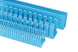 HellermannTyton 181-23091 | Slotted Wall Wiring Duct, 2.5" X 3", Non-Adhesive, Pvc, Intrinsic Blue, 120 Ft/Carton