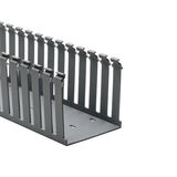 HellermannTyton 181-33016 | Slotted Wall Wiring Duct, 3" X 3", Non-Adhesive, Pvc, Gray, 120Ft/Carton