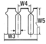 HellermannTyton 181-42012 | Slotted Wall Wiring Duct, 4" X 2", Adhesive, Pvc, Gray, 30Ft/Box