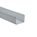 HellermannTyton 181-43003 | Slotted Wall Wiring Duct, 4" X 3", Non-Adhesive, Pvc, Gray, 30Ft/Box