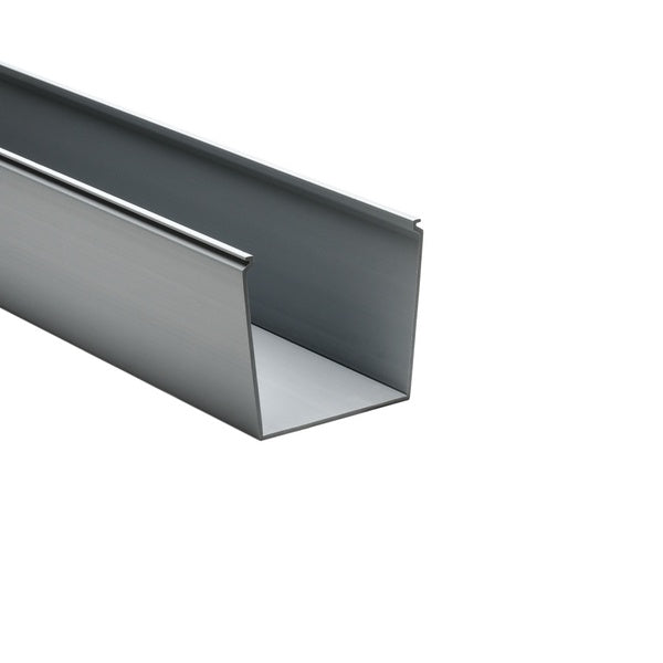 HellermannTyton 181-44009 | Solid Wall Wiring Duct, 4" X 4", Non-Adhesive, Pvc, Gray, 120Ft /Carton