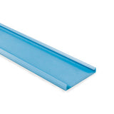 HellermannTyton 181-93005 | Wiring Duct Cover For 3" Duct, 6 Ft Long, Pvc, Intrinsic Blue, 120 Ft/Carton
