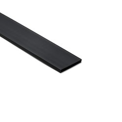 HellermannTyton 181-93003 | Wiring Duct Cover for 3" Duct, 6 ft Long, PVC, Black, 120 ft/carton