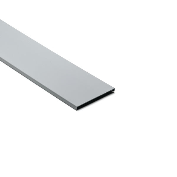 HellermannTyton 181-94009 | Wiring Duct Cover for 4" Duct, 6 ft Long, PVC, Gray, 120 ft/carton