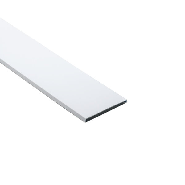 HellermannTyton 181-94014 | Wiring Duct Cover For 4" Duct, 6 Ft Long, Pvc, White, 120 Ft/Carton