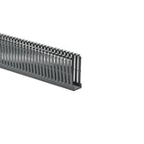 HellermannTyton 184-05559 | High-Density Slotted-Wall Wiring Duct, 3" X 5", Non-Adhesive, Pvc, Gray, 30Ft/Box