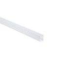 HellermannTyton 184-11009 | High Density Slotted Wall Wiring Duct, 1" X 1.5", Adhesive, Pvc, White, 120Ft/Carton