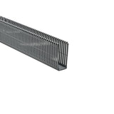 HellermannTyton 184-15401 | High Density Slotted Wall Wiring Duct, 1.5" X 4", Non-Adhesive, Pvc, Gray, 120Ft/Carton