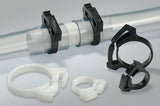 HellermannTyton 190-00303 | Snapper Hose Clamp, 0.71 - 0.81" Bundle Diameter, Pom, White, 1000/Pkg