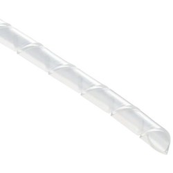 HellermannTyton 1N9C | Spiralwrap Protective Sheathing, 0.13" Diameter, Pa6, Natural, 100 Ft/Roll