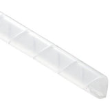 HellermannTyton 2.5NFP9C | Spiralwrap Protective Sheathing, 0.38" Diameter, Pe, Natural, 100 Ft/Roll