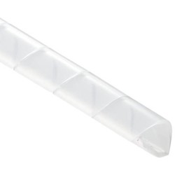 HellermannTyton 2.5NFP9C | Spiralwrap Protective Sheathing, .38" Diameter, PE, Natural, 100 ft/roll
