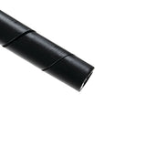 HellermannTyton 1FRP0C | Spiralwrap Protective Sheathing, 0.13" Diameter, Pe-Fr, Black, 100 Ft/Roll
