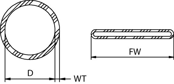 HellermannTyton 300-73604 | Heat Shrink Tubing, Non-Adh, 2:1 Shrink Ratio, .19" Supp/.09" Recov Dia, PO-X, Black, 1000ft/reel
