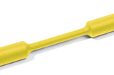 HellermannTyton 309-65225 | Heat Shrink Tubing, 4’ Long Stick, 2:1 Shrink Ratio, 3.0", 76.2/38.1 Dia, PO, Yellow, 3/pkg
