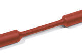 HellermannTyton 309-65232 | Heat Shrink Tubing, 4' Long Stick, 2:1 Shrink Ratio, 4.0", 102/50.8 Dia, Po, Red, 2/Pkg