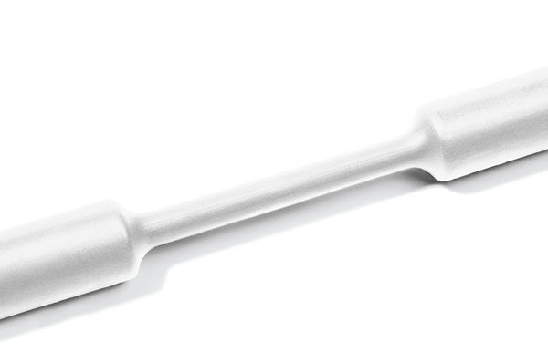 HellermannTyton 309-65234 | Heat Shrink Tubing, 4’ Long Stick, 2:1 Shrink Ratio, 4.0", 102/50.8 Dia, PO, White, 2/pkg