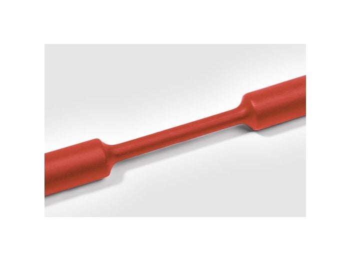 HellermannTyton 309-65272 | Heat Shrink Tubing, 4ft. Long Stick, 2:1 Shrink Ratio, 1.25", 31.8/15.4 Dia, PO, Red, 10/pkg