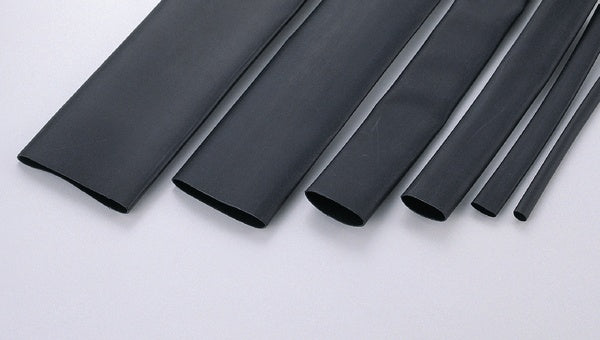 HellermannTyton 318-60154 | Heat Shrink Tubing, 4’ Long Stick, Adhesive Lined, 3:1 Shrink Ratio, 1/2", 12.0/4.0 Dia, PO, Black, 10/pkg