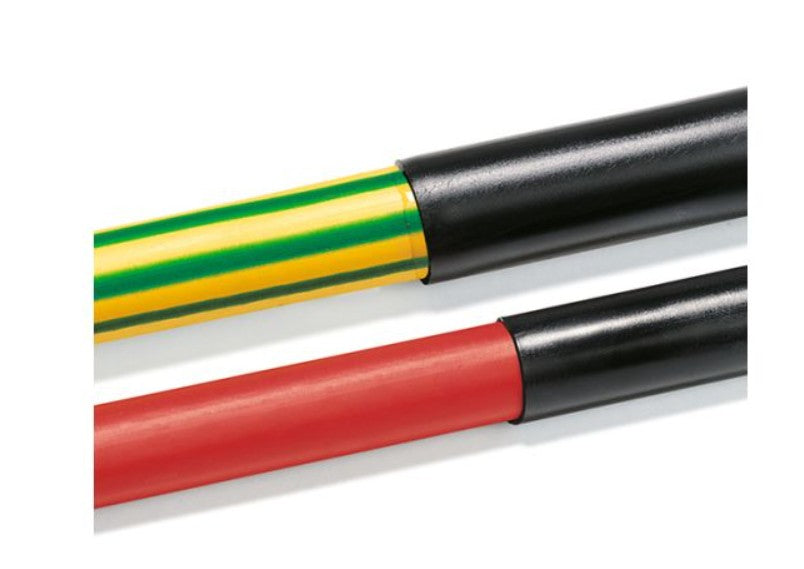HellermannTyton 318-60158 | Heat Shrink Tubing, 4ft. Long Stick, Adhesive Lined, 3:1 Shrink Ratio, 1.5", 40.0/13.0 Dia, PO, Black