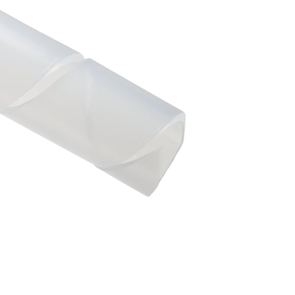 HellermannTyton 3NFP9C | Spiralwrap Protective Sheathing, 0.5" Diameter, Pe, Natural, 100 Ft/Roll