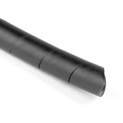 HellermannTyton 4NFP0C | Spiralwrap Protective Sheathing, .75" Diameter, PE, Black, 100 ft/roll