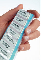 HellermannTyton 553-50024 | Heat Shrink Labels, Single Side, Unslit, .38" (9.52mm), PO-X, White, 250/box
