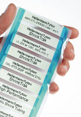 HellermannTyton 553-50039 | Shrinktrak Labels, 1-Sided, Unslit, 1.0" (25.4Mm), Po-X, White, 250/Box