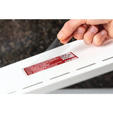 HellermannTyton 596-00242 | Solar Label, Clear Laminate, UV Stable, 4.2" x 2.25", Acrylic, Clear, 50/roll