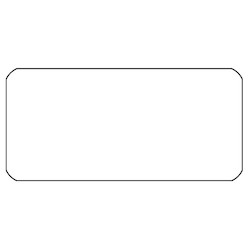 HellermannTyton 596-00242 | Solar Label, Clear Laminate, UV Stable, 4.2" x 2.25", Acrylic, Clear, 50/roll