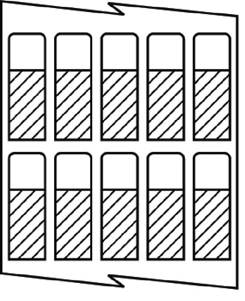 HellermannTyton 596-00625 | Thermal Transfer Labels, Self-Laminating, 1.0" x .75" x 2.25", 1 across, VL, White, 1000/roll
