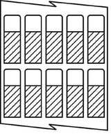 HellermannTyton 596-00625 | Thermal Transfer Labels, Self-Laminating, 1.0" x .75" x 2.25", 1 across, VL, White, 1000/roll