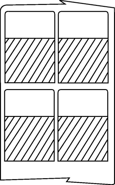 HellermannTyton 596-00626 | Thermal Transfer Labels, Self-Laminating, 1.0" X .5" X 1.43", 1 Across, Vl, White, 1000/Roll