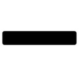HellermannTyton 596-00867 | Metal Solar Placard, Blank Plate For Engraving, 4.0" x .75", AL, Black, 5/pkg