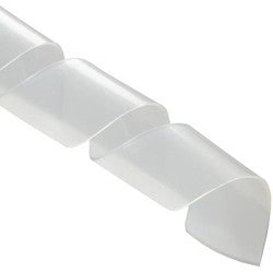 HellermannTyton 5P9C | Spiralwrap Protective Sheathing, 1" Diameter, PTFE, Natural, 100 ft/roll