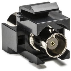 HellermannTyton BNCINSERT-BK | BNC Connector Module, Black