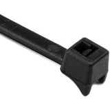 HellermannTyton CTT20R0C2 | Clamp Tie, 4" Long, 20Lb Tensile Strength, Pa66, Black, 100/Pkg