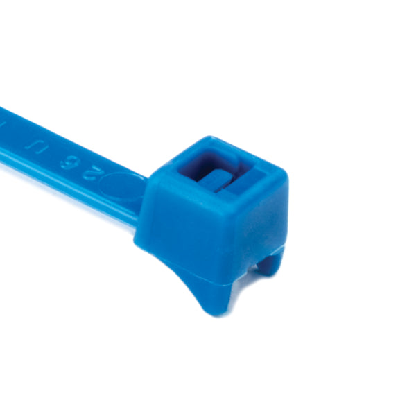HellermannTyton CTT60R6M4 | Clamp Tie, 8" Long, 60Lb Tensile Strength, Pa66, Blue, 1000/Pkg