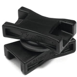 HellermannTyton DSWS50HSH1 | Dual Swivel Saddle Spacer For T50-T250, 0.625 - 6.0" Bundle Diameter, Pa66Hs, Black, 500/Pkg