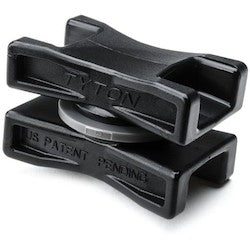 HellermannTyton DSWS50HSH1 | Dual Swivel Saddle Spacer For T50-T250, 0.625 - 6.0" Bundle Diameter, Pa66Hs, Black, 500/Pkg