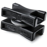 HellermannTyton DSWS50HSH1 | Dual Swivel Saddle Spacer For T50-T250, 0.625 - 6.0" Bundle Diameter, Pa66Hs, Black, 500/Pkg
