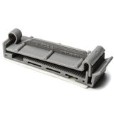 HellermannTyton FC2.2AK2 | Flat Ribbon Cable Clamp, Adhesive, 2.2'' Max Cable Width, 0.156" Hole Dia, Pa66, Gray, 50/Pkg