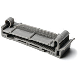 HellermannTyton FC2.2K2 | Flat Ribbon Clamp, 2.2" Max Cable Width, 0.156" Hole Dia, Pa66, Gray, 50/Pkg