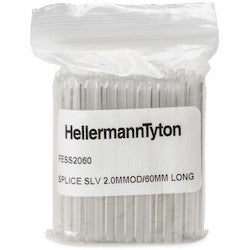 HellermannTyton FESS2060 | Fusion Splice Sleeve, Heat Shrink Style 2mm x 60mm (100 pack)