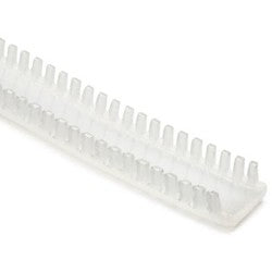 HellermannTyton FHG | Grommet, Panel Thickness 0.319''-0.382'', Pa6, Natural, 82Ft/Pkg