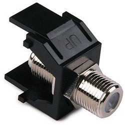 HellermannTyton FINSERT-BK | F Connector Module, Black