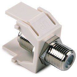 HellermannTyton FINSERT-FW | F Connector Module, Office White, 1/pkg