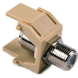 HellermannTyton FINSERT-I | F Connector Module, Ivory, 1/pkg